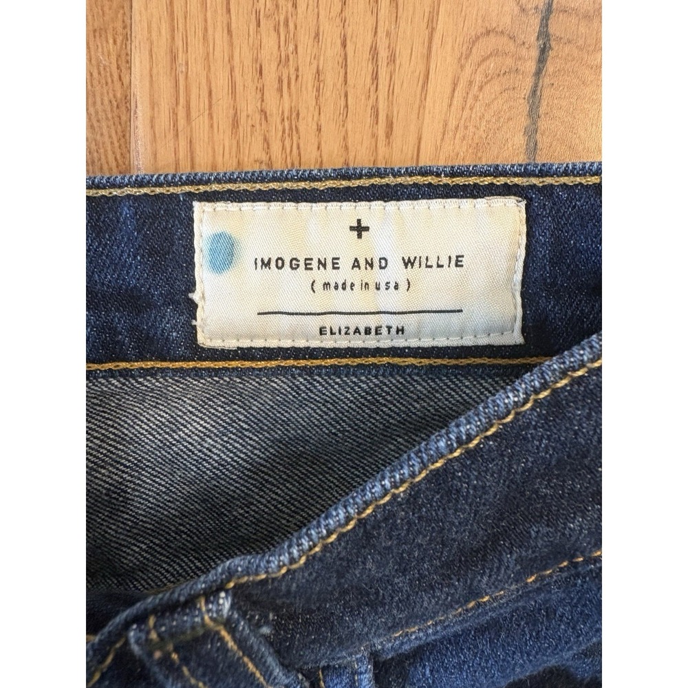 Imogene And Willie Elizabeth Straight Leg Jeans Sz 25 R - Picture 2 of 6